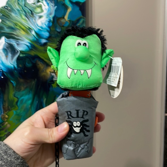 Vintage Other - Vintage 90s Parachute Plush Halloween Frankie Frankenstein’s Monster Noise Maker